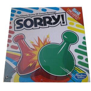 Sorry! Classic Edition Board Game Hasbro Includes Fun Activity Sheet Inside New